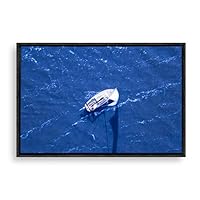 Framed Canvas Wall Art Voyage Canvas Prints Home Artwork Decoration for Living Room,Bedroom - 16x24 inches