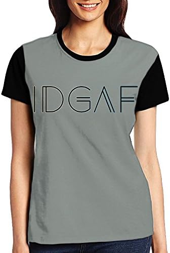 JDJ N1N Idgaf Women Crew Neck T Shirts Apparel