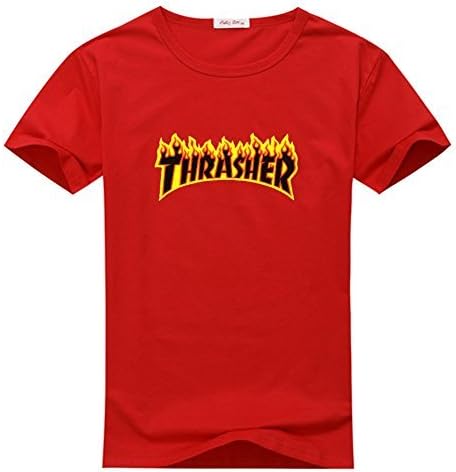 Thrasher Flame Logo HANDAV Men's Graphic Tee Shirt XXX-Large Red