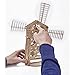 Wood Trick Windmill Model Kit to Build - 3D Wooden Puzzle, Assembly Model, ECO Wooden Toy, Best DIY Toy - STEM Toys for Boys and Girls