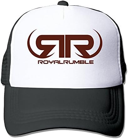NOnoMen WWE Royal Rumble Logo Adjustable Mesh Trunk Hat For Unisex Black