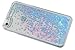 iPhone 6 Case,Liquid Quicksand Bling Love Heart Case,Adorable flowing Floating Moving Shine Glitter Love Heart Hard Case for iPhone6 6S(Bling Blue)