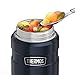 THERMOS Stainless King Vacuum-Insulated Food Jar with Spoon, 16 Ounce, Midnight Blue