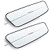 4 Pack Blind Spot Mirror, Maleb Square No Blind Spot Mirror for All Universal Vehicles Car Side Convex Rear View Mirror Wide Angle Blind Spot Mirror Fit Stick-on Design