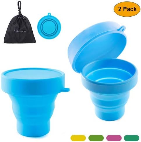Collapsible Silicone Cup Foldable Sterilizing Cup for Menstrual Moon Cup