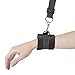 Loverz Bed Restraints with Blindfold Eye Mask and Feather Tickler, Adjustable Under Bed Restraint System with Ankle and Wrist Cuffs, Fits Almost Any Size Mattress (Black)
