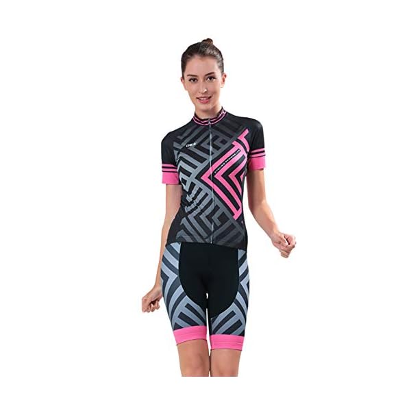€38.99 SKYSPER Completo Abbigliamento Ciclismo, Set Abbigliamento Ciclismo  per Coppia Ciclismo Maglia Manica Corta + Pantaloni… - bikewebshop.it