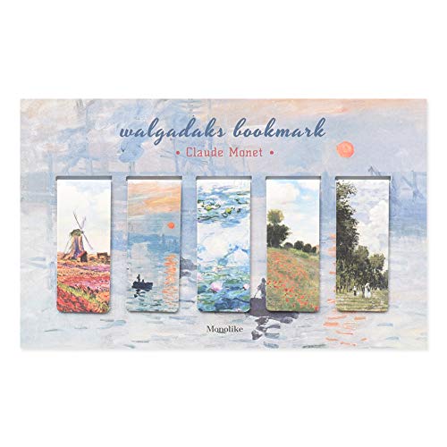 Monolike Magnetic Bookmarks Monet, Set of 5