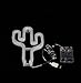 Cactus 3D Neon Night Lights Wall Light，USB Cable/Batteries Powered for Nursery, Bedroom, YiiY Decorations for Kids' Room,Living Room, (Cactus-Green)