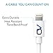 OnyxVolt Lightning Cable Charging Connector for IOS Devices, 6-Feet (Pack of 2)
