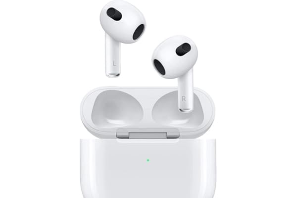 Apple AirPods with Lightning Charging Case (3rd Generation) (Renewed)