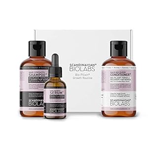 Scandinavian Biolabs Hair Growth Routine for Women with Clinically Proven results in 45 days - Hair Serum for Hair Loss…