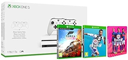Xbox One S 1TB Dual controller + FIFA19 + FIFA19 Steelbook + Forza Horizon 4