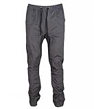 Kayden K Mens Slim Fit Harem Jogger Pants (36, Charcoal)
