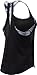 TYR 88TEM7AL Emerald Lake 2-in-1 Tank Top, Black/Grey, Large