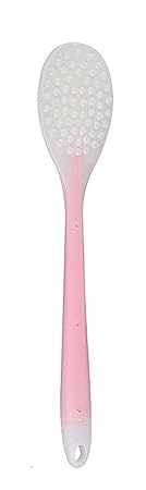 Prime Soft Bristles Body Massage Rubbing Brush Massager Tool, Back Massager With Long Handle For Women And Men, Multi Color, Pack Of 1