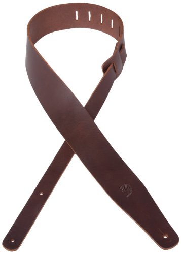 Planet Waves 25TL01-DX Thick Leather Guitar Strap, Brown