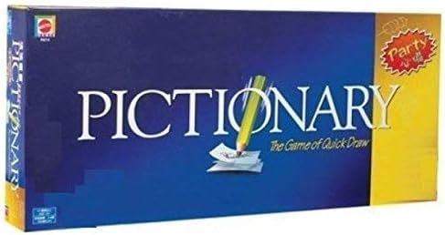 PETIT TOYS Pictionary Board Game Quick Sketches Crazy Guesses/Phrasing Family Party Games