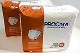 ProCare Breathable Briefs Adult Diapers X-Large (2 Pack - Total 30 Count)