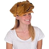 Rittle Golden Retriever Dog Animal Hat, Realistic Costume Headwear