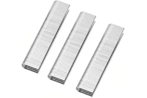 12MM Staples BE-TOOL U Type Staples Heavy Duty Stapler Silver for Upholstery and Furniture Trim (Pack of 1000)