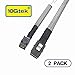 10Gtek Internal Mini SAS HD SFF-8643 to Mini SAS SFF-8087 Cable, 0.8-Meter(2.6ft), Foldable, Flexible, 2 Pack primary