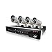 LaView 4 Camera Security System, D1 RealTime 8 Channel DVR w/500GB HDD and 4 Bullet 600TVL Day and Night Indoor/Outdoor Surveillance Kit