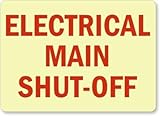 Unoopler Electrical Main Shut-Off, Glo Brite