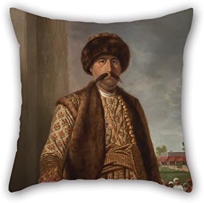 Oil Painting Tilly Kettle - Shuja-ud-daula, Nawab Of Oudh Cushion Cases 20 X 20 Inches / 50 By 50 Cm For Chair Festival Floor Gf Drawing Room Kids Boys With Twin Sides