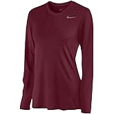 Nike Women's Legend L/S T SP20 TOP - Team Maroon/Team Maroon/Cool Grey - XL