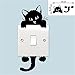 Clearance! Bowake New Cat Wall Stickers Light Switch Decor Decals Art Mural Baby Nursery Room (Black)