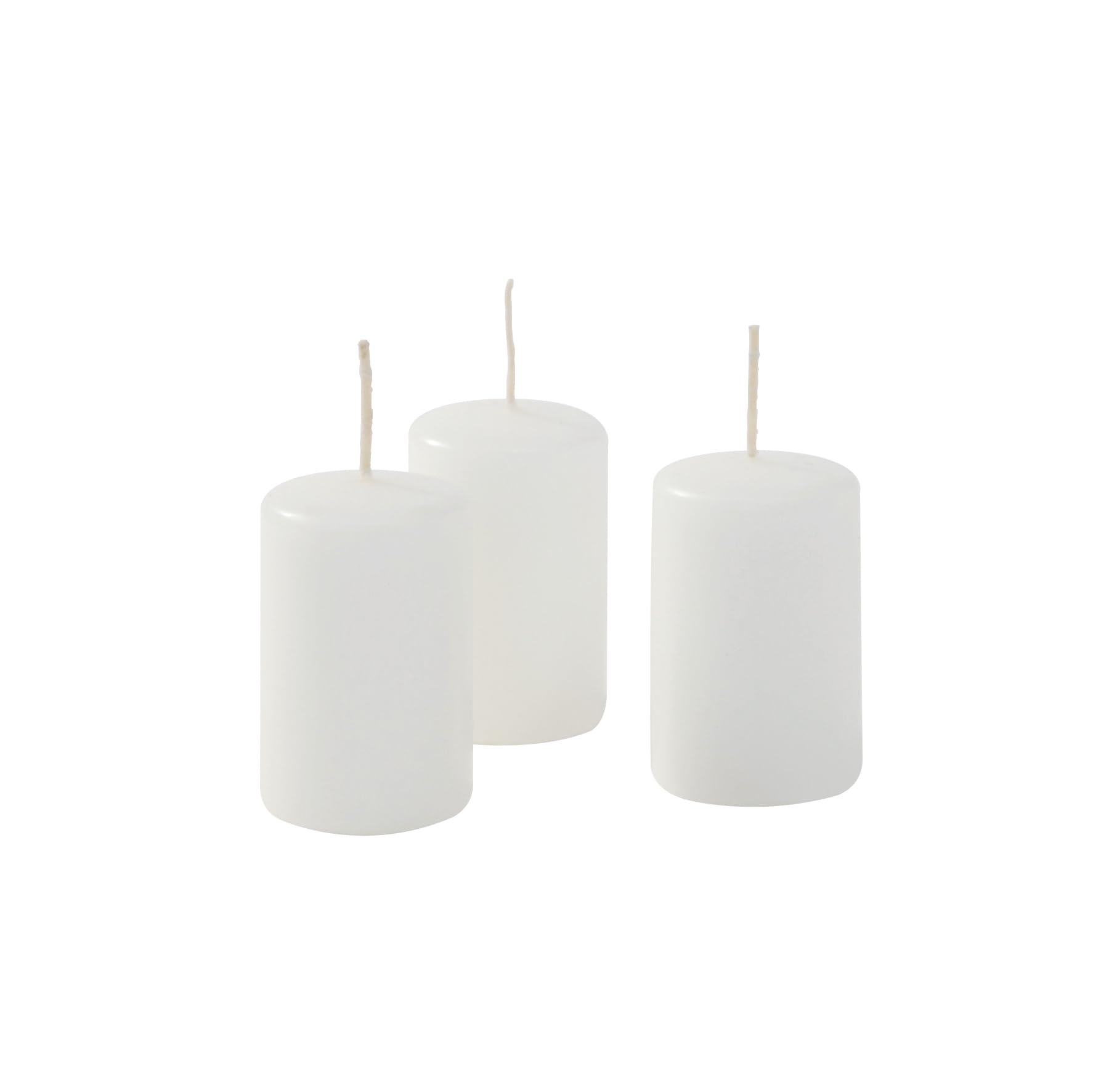 Cereria di Giorgio Risthò, Wax Candles, White, 4 X 4 X 7 cm, 12 Units