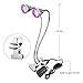 Dual Head Led Grow Light, Pathonor LED Plant Grow Lamps with Spring Clamp with Double on/off Switch and Gooseneck Arm Flexible Neck 360 Degree for Hydroponic Garden Greenhouse