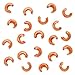 20-Piece Bright Crimp Bead Covers, 4mm, Copper