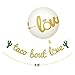 Glamoncha Taco Bout Love Gold Glitter Banner Sign Garland for Mexican Fiesta Themed Bridal Shower Bachelorette Party Wedding Decorations