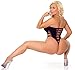 Cocolicious Women's Maja Flava Seamless Bodysuit, Black, One Size
