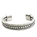 NOVICA Artisan Handcrafted Sterling Silver Cuff Bracelet Modern Bali No Stone Indonesia Balinese Traditional [6 in L (end to End) x 0.6 in W] ' Strength of Celuk'
