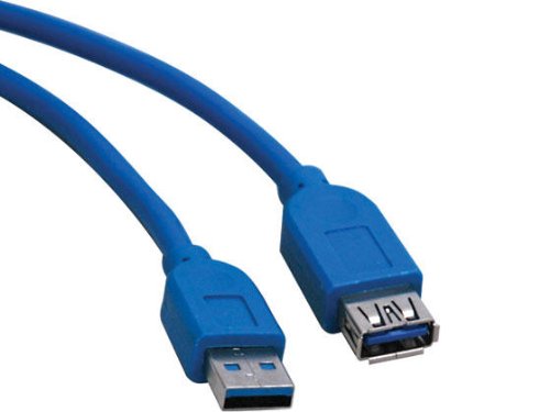 Tripp Lite 6-Feet USB 3.0 Super Speed 5Gbps Extension Cable (A Male to A Female) 6-ft, Blue (U324-006) 6'