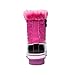 Global Kids Winter Boots, Black/Pink36, 12 M US Little Kid