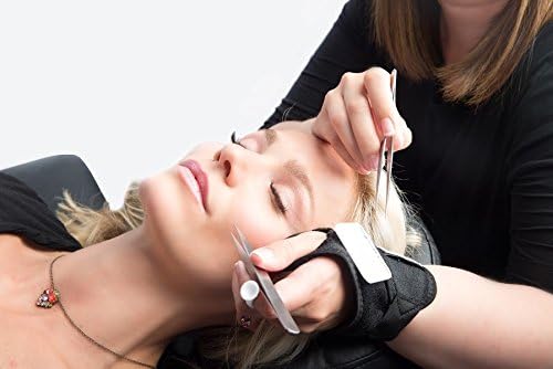 LashWrap Eyelash Extension Application Tool - Wrist Wrap with Lash Palatte - One Size โฆ (Black)