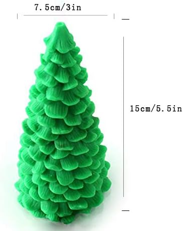 Dgq Silicone Christmas Pine Tree Candle Molds Diy Baking Molds Soap Molds Candle Making Supplies Ideal Moulds For Christmas Gifts Xmas Party Molds Arts Crafts Sewing Fcteutonia05 De
