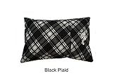 MyPillow Roll & GoAnywhere Pillow (Black Plaid)