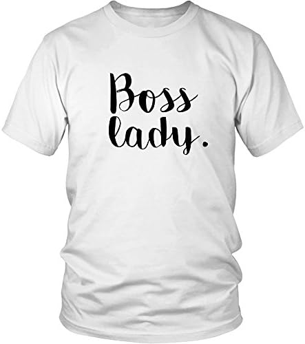I am the Boss Lady - Medium White Unisex T-Shirt