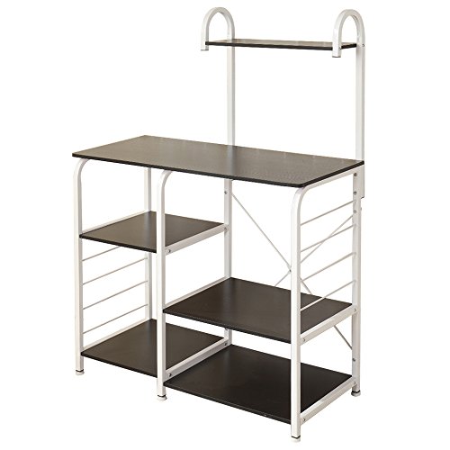 6 Multi+Functional+Kitchen+Microwave+Workstation+172+BK