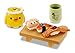 Rilakkuma Sushi 8 Pack BOX Cute Mini Scale Table Desk Decor Collectable Model Figure Traditional Green Tea Sashimi Chopsticks Fancy Lunch Melen Korilakkuma Kiiroitori RE-MENT