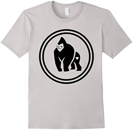 Mens Gorilla (Alpha Male) Large Silver