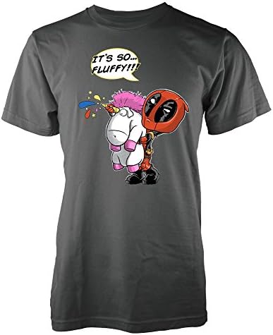 Deadpool Its so Fluffy Unicorn Rainbow T Shirt Mens Ladies Kids