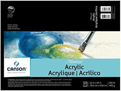 Canson Montval Acrylic Pad 12x16"