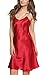 Avidlove Women's Nightshirts Satin Chemises Slip Sleepwear