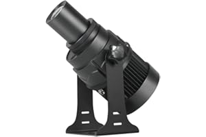 HaisuLume 100W LED Logo GOBO Projector, IP67 Waterproof DJ Effect Light with Free Custom Glass GOBO for Image Projection in Hotels, Stores, Weddings, and Outdoor Events